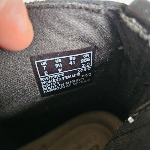 EUC Clarks Collection Cora Grace Leather Ankle Boot Zip Up Black 9.5 - Picture 9 of 12